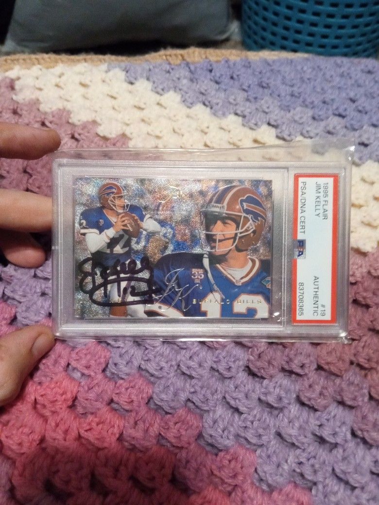Signed 1995 Flair Jim Kelly