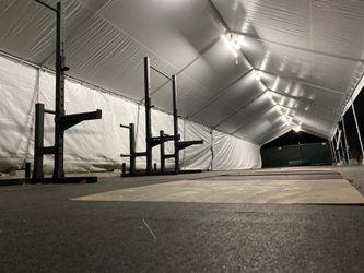 NEW-All Black DELUXE SQUAT STAND-IN BOX, BRAND NEW- ONLY RACK- BENCHES AND BARS AT ADDITIONAL COST