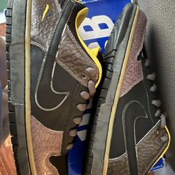 Nike Sb Yellow Curb Dunks