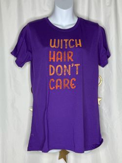 Purple Halloween Graphic T-Shirt