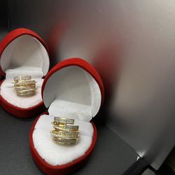 Silver Moissanite Rings