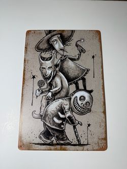 Nightmare Before Christmas Tin Sign