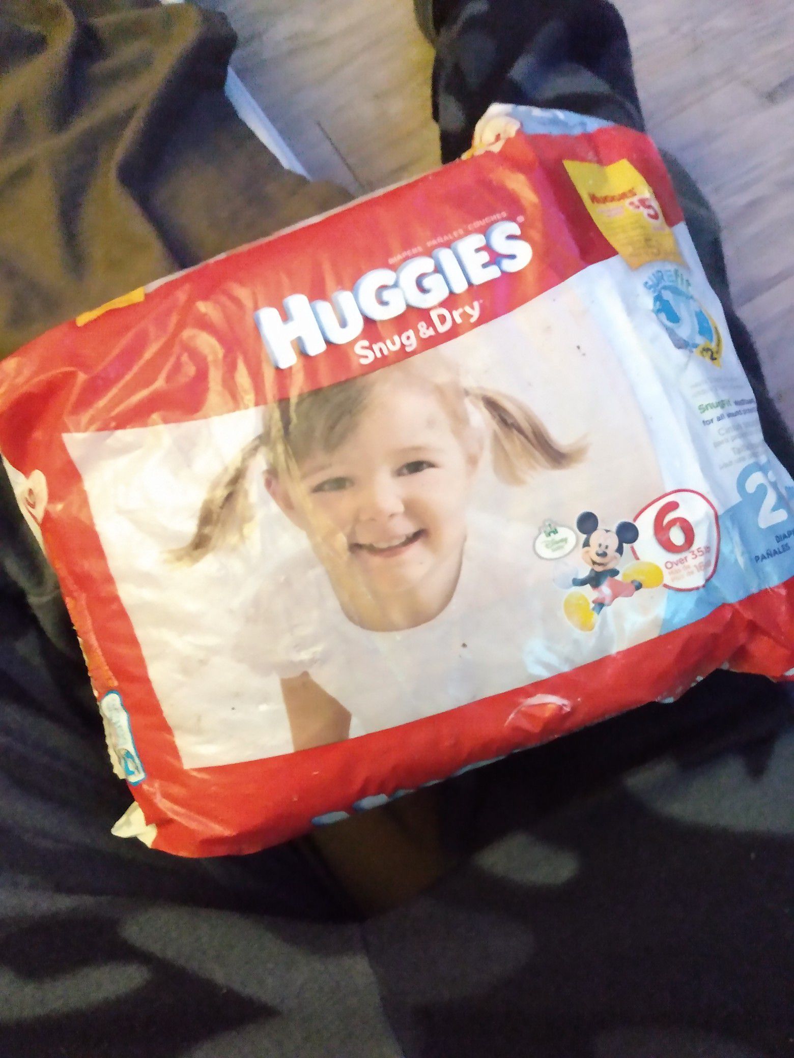 Huggies diapers size 6 (20)