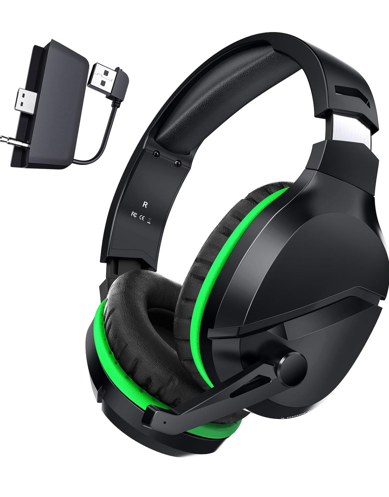 Brandnew X3 Wireless Gaming Headset for Xbox Series X|S, PS5, PC, Mac, Switch – Bluetooth Headphones with Noise Cancelling Mic, 60H Playtime, Low Late