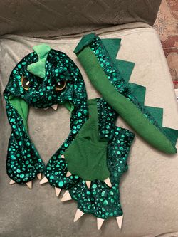 Dragon Costume Hat, Gloves and Tail Set
