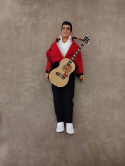 Elvis Presley Collectible Action Figure with Guitar
