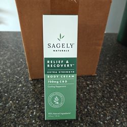 (12x) Sagely Naturals Relief & Recovery Body Cream