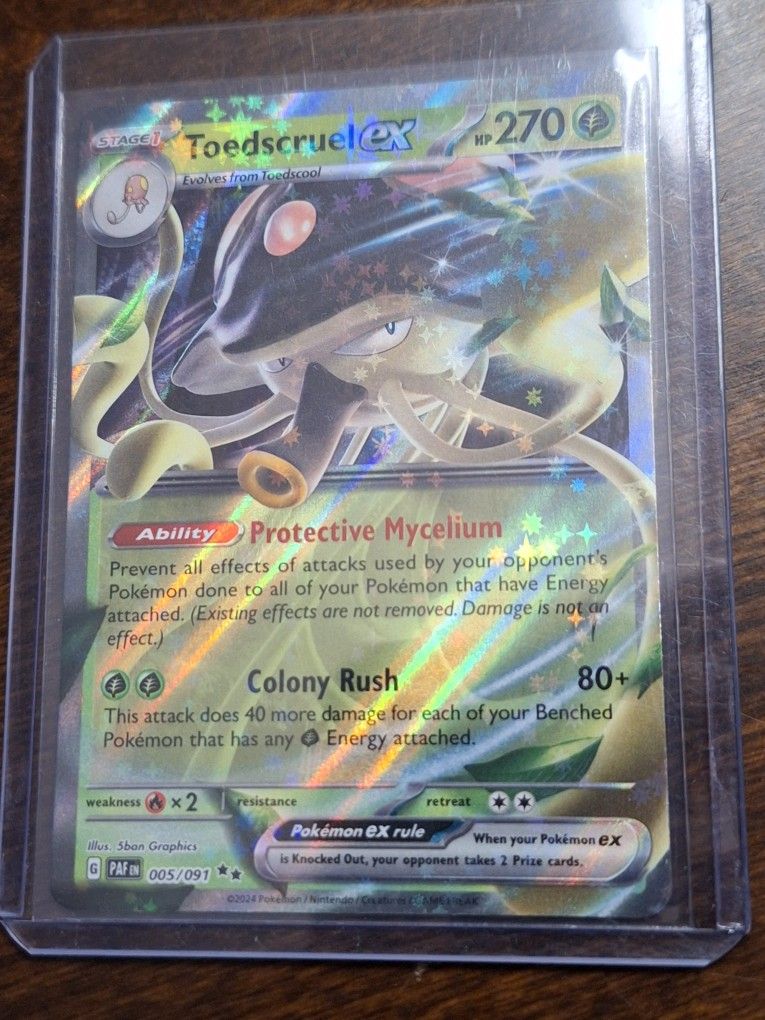 Pokemon Toadscruel ex Paldean Fates