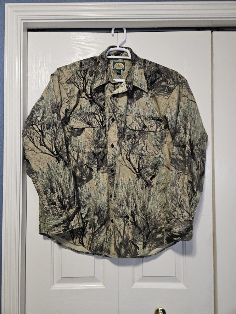 Cabelas men's seclusion 3D open country long sleeve shirt Large