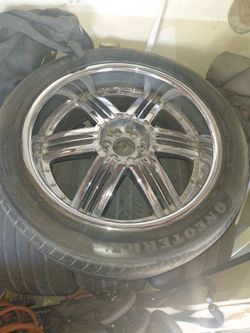 22" chrome Chevy rims
