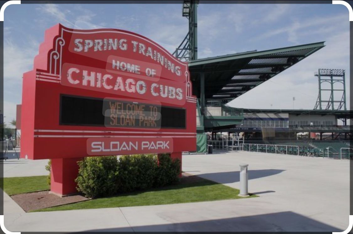 Chicago Cubs Spring Training Tickets Sloan Park Mesa 4 Lawn Seats Unless Noted