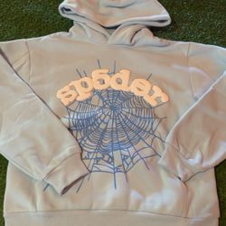 Sky Blue Sp5der Hoodie Size Mens Small