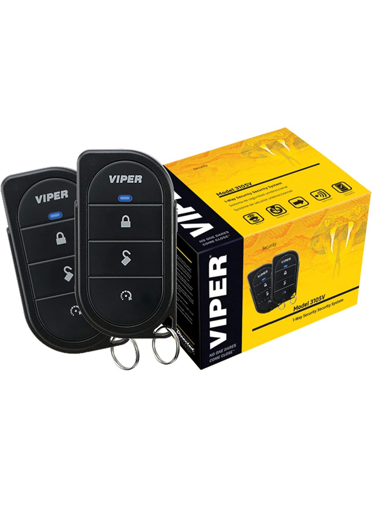 Viper 350 PLUS 3105V 1-Way Car Alarm Keyless Entry