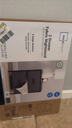 2 drawer nightstand