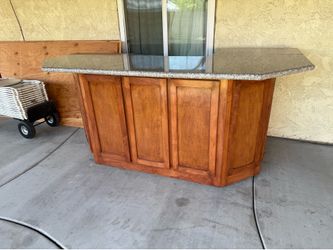 Solid wood / Marble rolling Bar