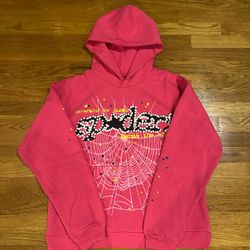  Pink Sp5der Hoodie