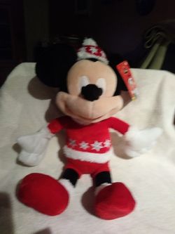 Winter Mickey Mouse Plush