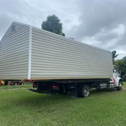 Sheds Relocated ,,, Movemo Casita De Patio Container Rv Trailer Crane Available 