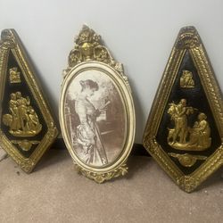 3 Large Wall Decorated 