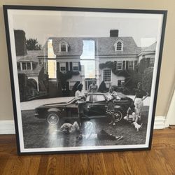 Black and White Framed Print 