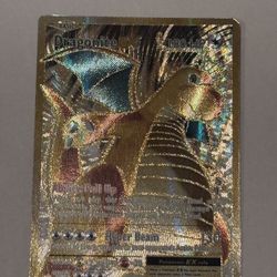 2016 Pokémon XY Evolutions #106 Dragonite EX Gold Full Art