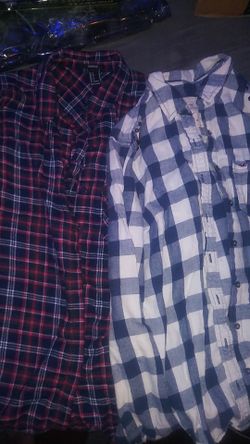Flannel long sleeve shirt