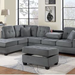 Sectional Sofa With Ottoman