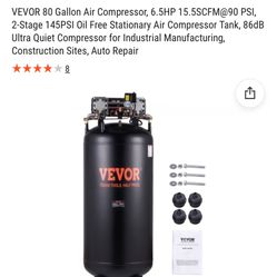80 Gallon Air compressor 