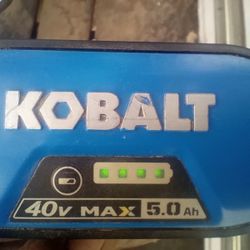 Kobalt 40v  MAX  Battery