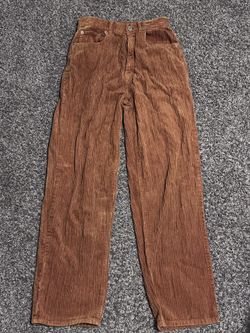 Orange Corduroy Pants