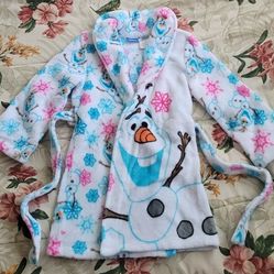Disney Olaf Little Girls Robe