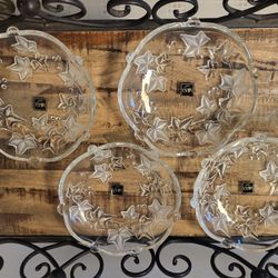 New never used Rare Beautiful Germany Mikasa Parisian Ivy Lot of 4 Salad Plates 