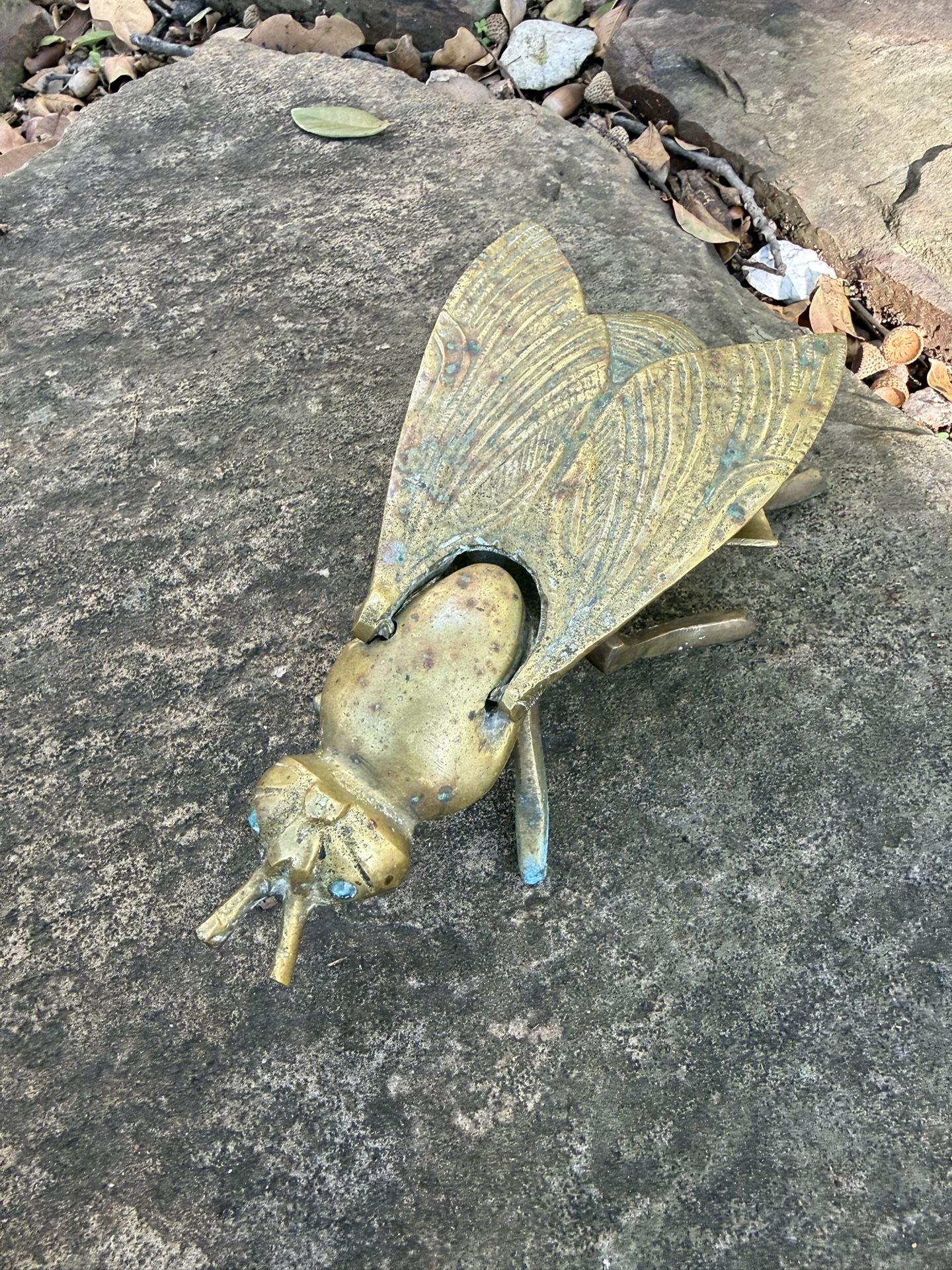 Brass Fly Trinket Ashtray 