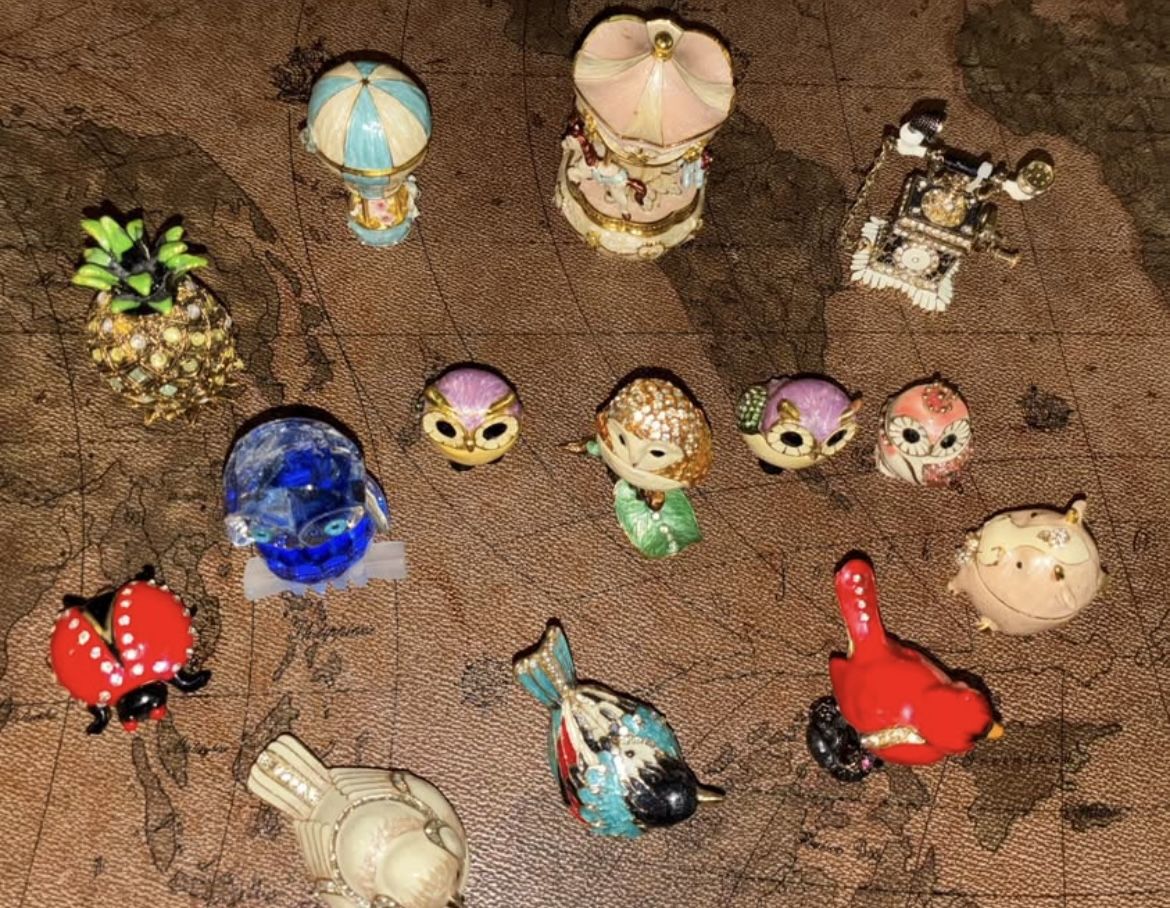 Glass Trinket Collection