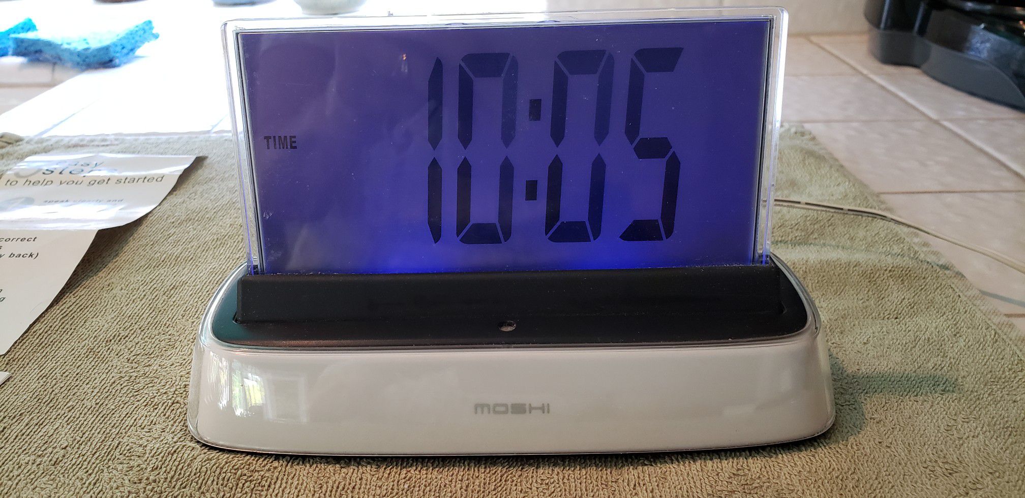 Hello Moshi Interactive Talking Alarm Clock READ BELOW