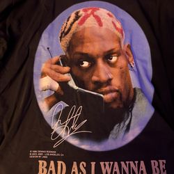 Jaee Edits Dennis Rodman Tee Mens XL