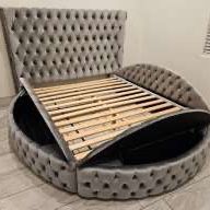 Queen Size Bed Frame With Mattress 