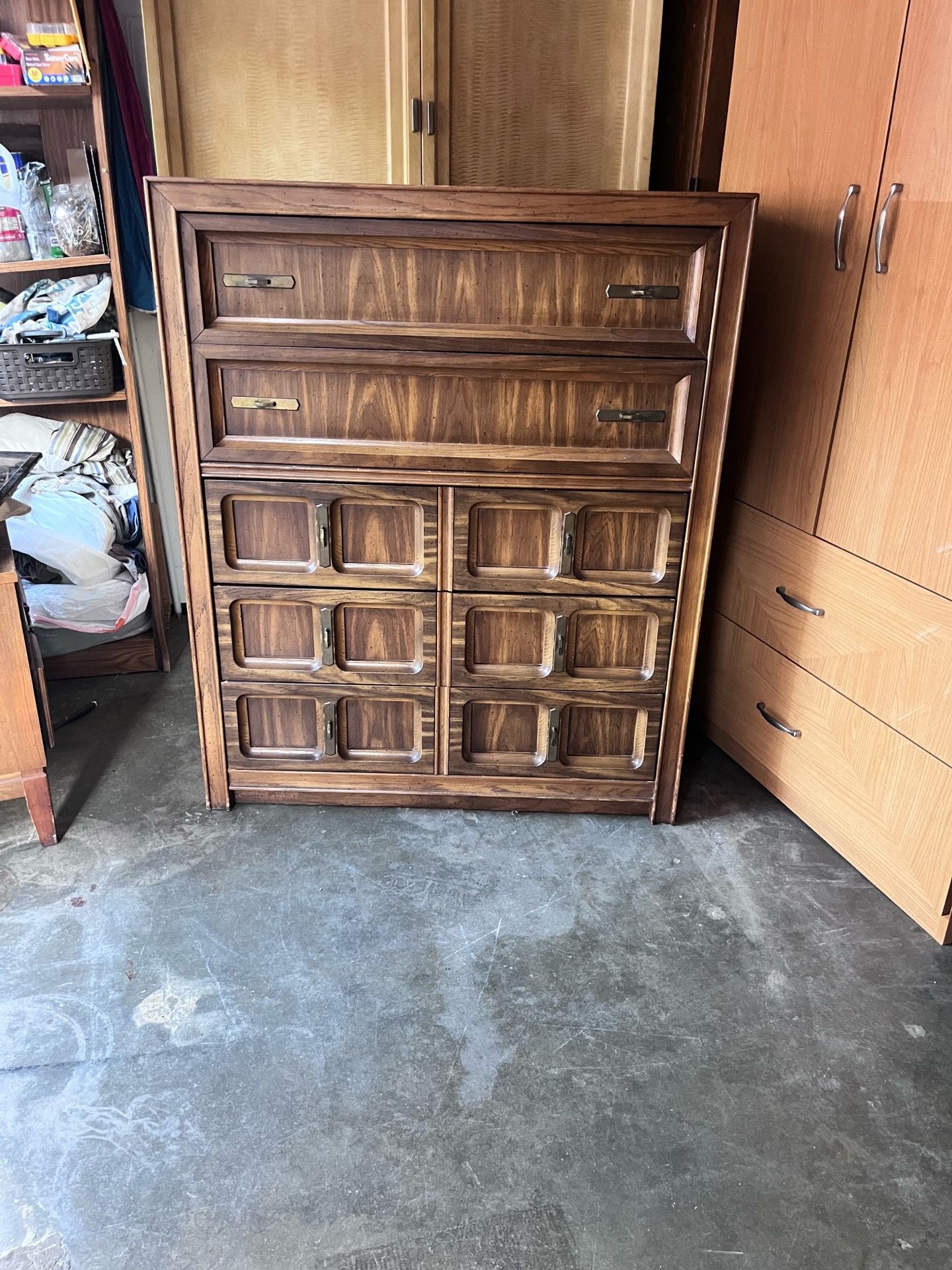 VINTAGE TALL DRESSER