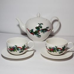 Martha Stewart Tea Set Christmas Winter 