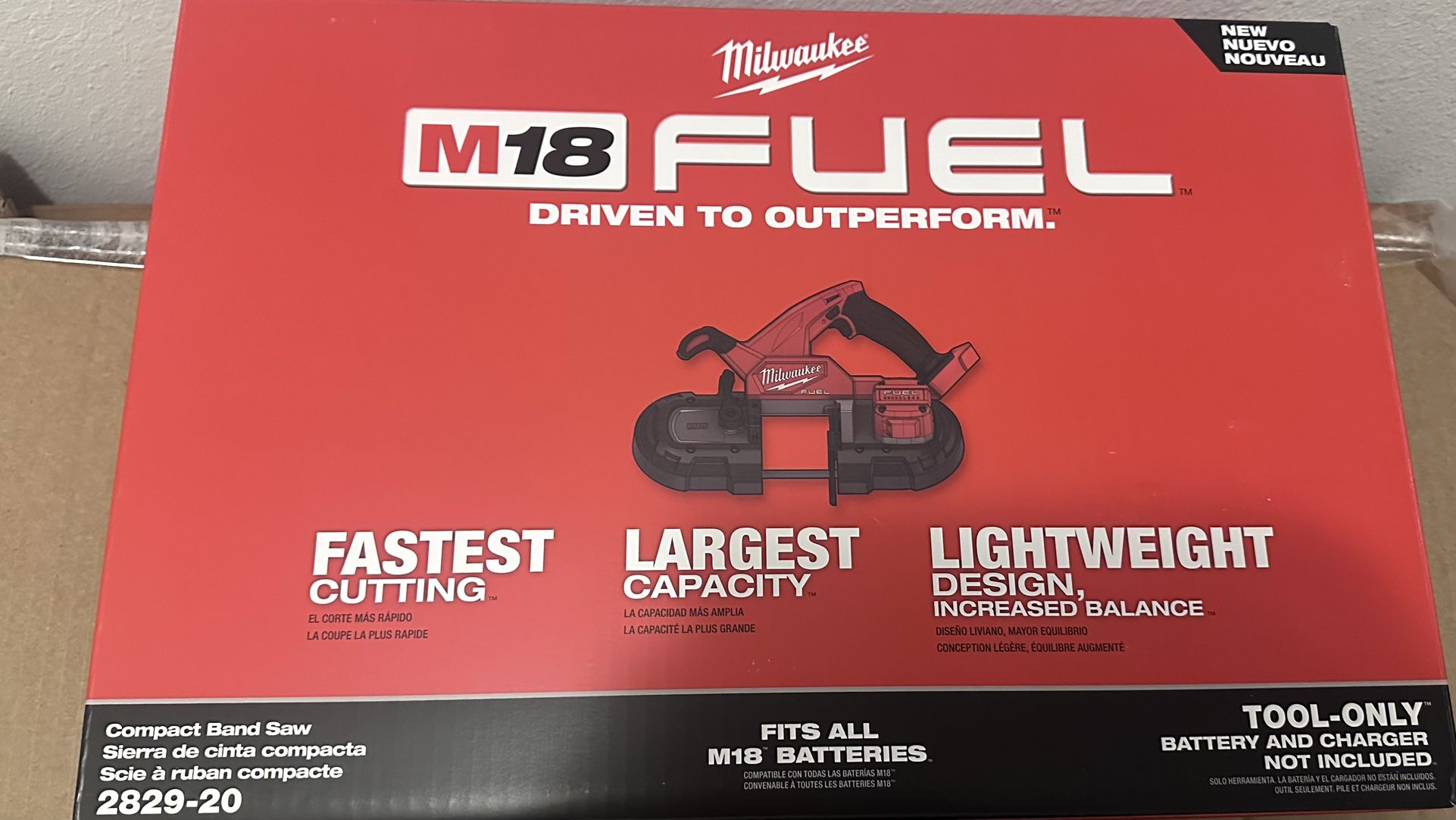 Milwaukee Fuel M18 Compact Band Saw ( Tool Only)