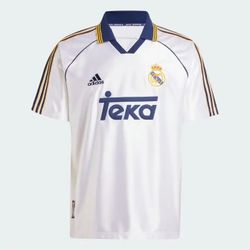 Adidas Authentic Real Madrid 1999/00 Home Soccer Jersey Reissue
