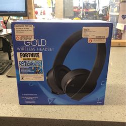PS4 Gold Headset $99.99