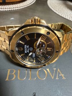 Mulova Marine Star Men’s Gold Watch