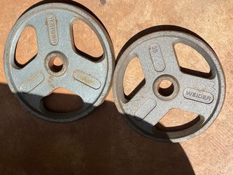 Weider barbell weights