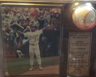 Ricky Henderson collectible