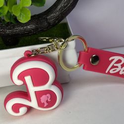 Barbie Keychain, Barbie Letter B Key chain, Y2K keychain, Accessories 