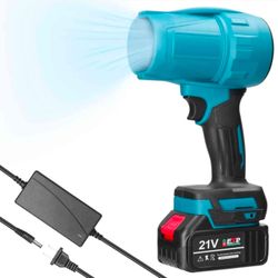 Cordless Leaf Blower with Brushless Motor, High-Velocity Electric Air Blower