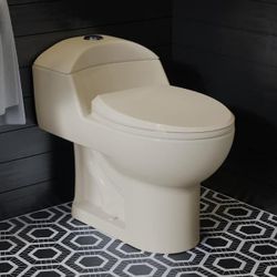Swiss Madison
Chateau 1-Piece 1.1/1.6 GPF Dual Flush Elongated Toilet in Biqsue