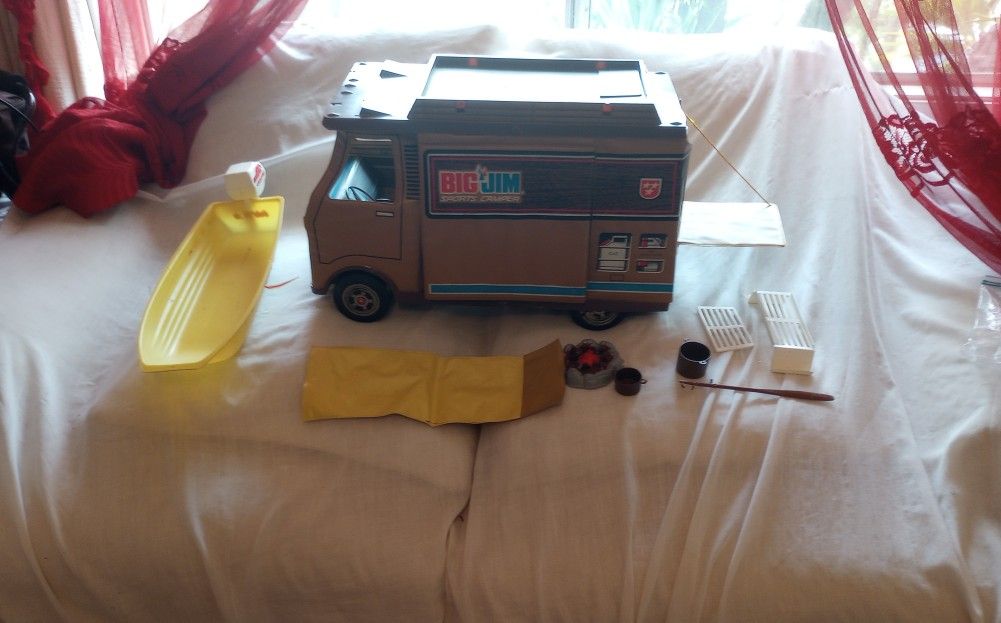 Big Jim's Sports Camper Vintage Toy Mattel