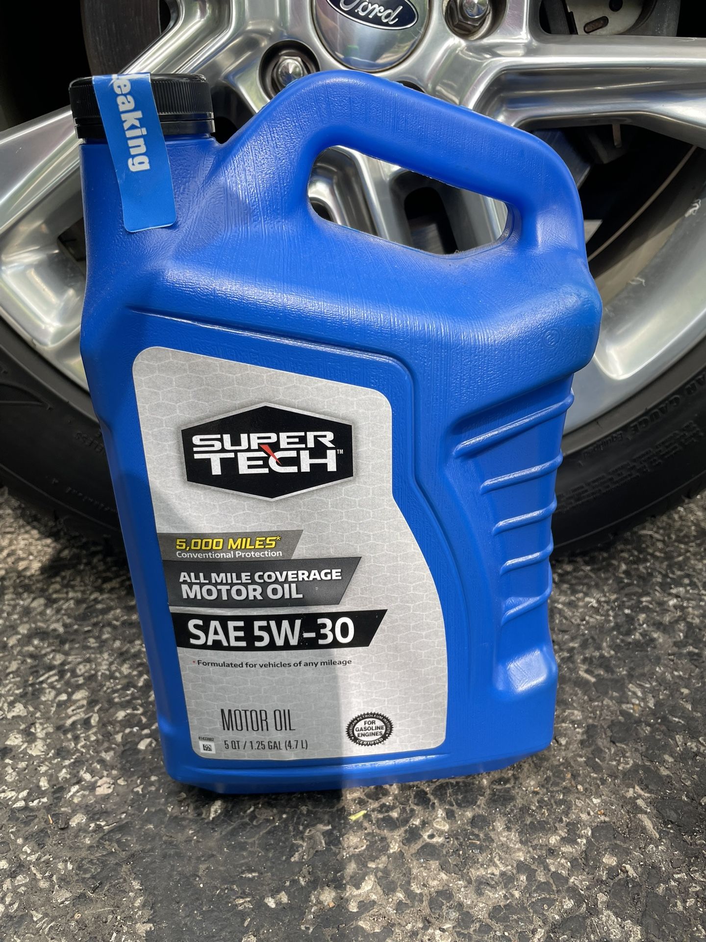 Motor Oil 5 Quart Bottle